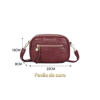 BOLSA PAVÃO DE OURO