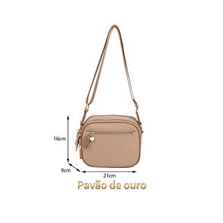 BOLSA PAVÃO DE OURO