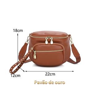 BOLSA PAVÃO DE OURO