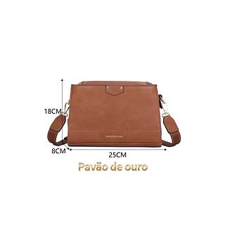 BOLSA PAVÃO DE OURO