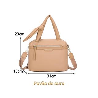 BOLSA PAVÃO DE OURO