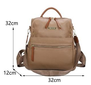 Y998 MOCHILA PAVÃO DE OURO (COURO SINTÉTICO)