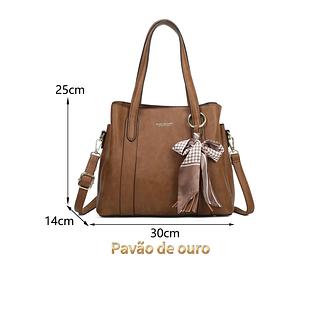 BOLSA PAVÃO DE OURO