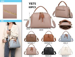 Y875 BOLSA PAVÃO DE OURO