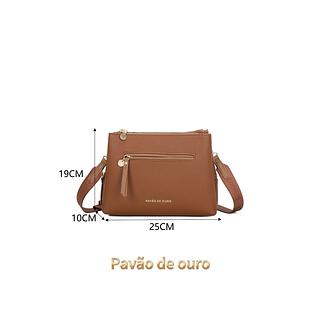 BOLSA PAVÃO DE OURO