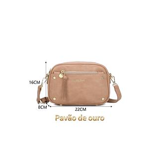 BOLSA PAVÃO DE OURO