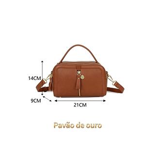 BOLSA PAVÃO DE OURO