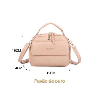 BOLSA PAVÃO DE OURO