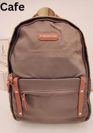 Y1757 MOCHILA PAVÃO DE OURO (NYLON)