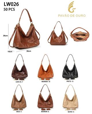 BOLSA PAVÃO DE OURO