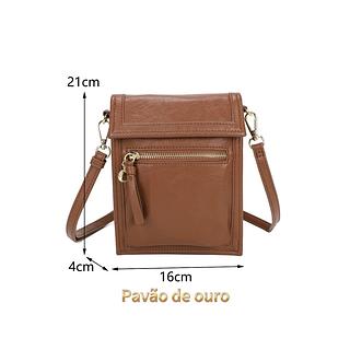 BOLSA PAVÃO DE OURO