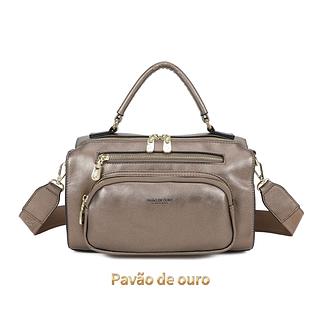 BOLSA PAVÃO DE OURO