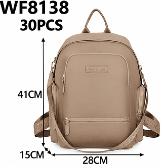 WF8138 MOCHILA PAVÃO DE OURO (NYLON)