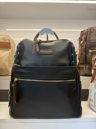 MOCHILA PAVÃO DE OURO (COURO SINTÉTICO)