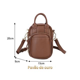 BOLSA PAVÃO DE OURO