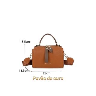 BOLSA BÁU PAVÃO DE OURO