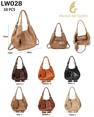 BOLSA PAVÃO DE OURO