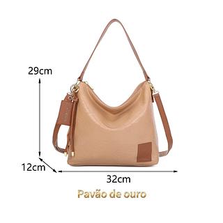BOLSA PAVÃO DE OURO