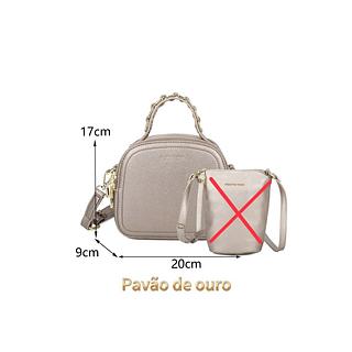 BOLSA PAVÃO DE OURO