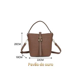 BOLSA PAVÃO DE OURO